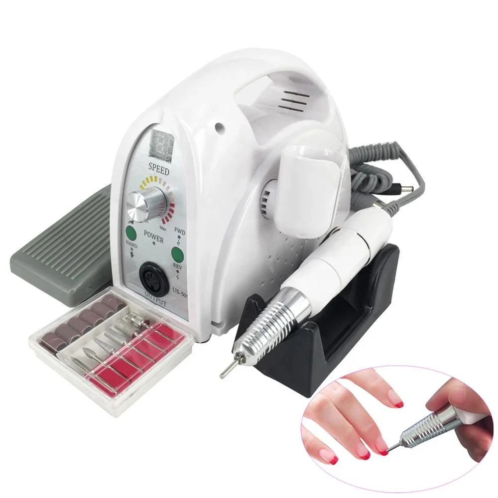 

New 35000RPM Electric Nail Drill Machine File Kit Bits Manicure Pedicure Kits Nail Drill Machine