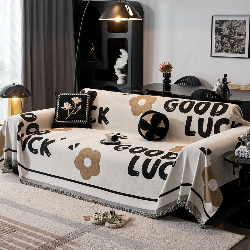 

Простой новый чехол для дивана из синели, полотенце, чехол для дивана, пылезащитный чехол, цельный диван, большой чехол, ткань для всех сезонов