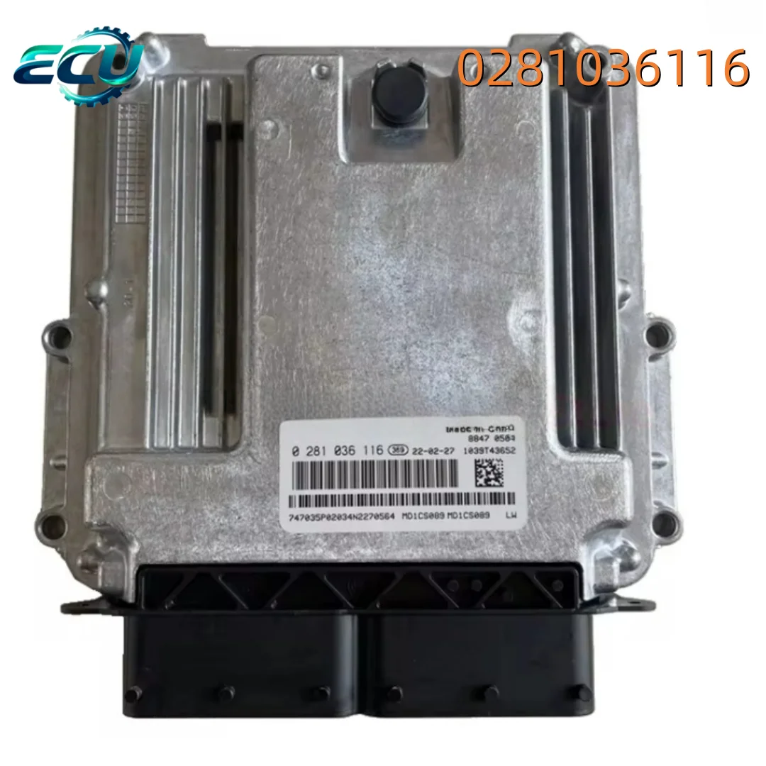 

0281036116 ECU ECM Unencrypted, Programmable/Flashable Software, Suitable for Construction Machinery Excavators etc.
