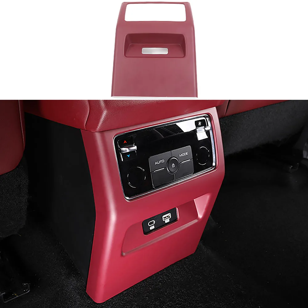 Car Rear Air Outlet Kick Cover Interior Modification For Tank 400 Hi4-T Hybrid Rear Air Conditioning Outlet Panel Frame Sticker