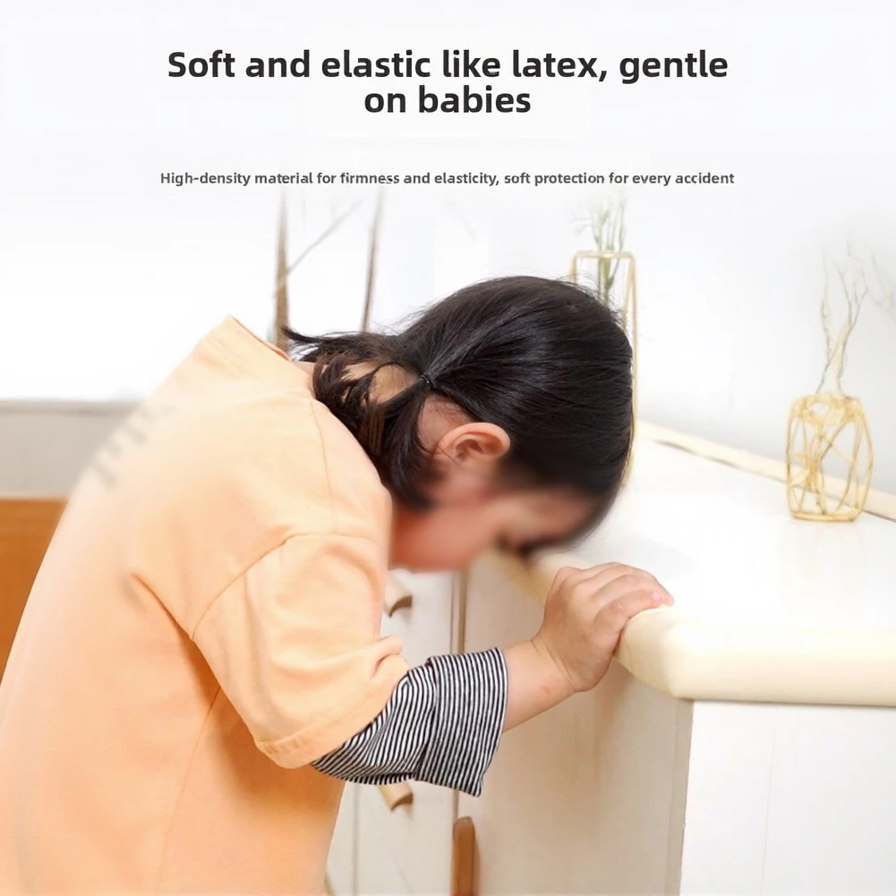 Soft Corner Protector Strip 2M Anti Collision Baby Safety Guard For Furniture Table Edge Waterproof Easy Install Home Improvemen