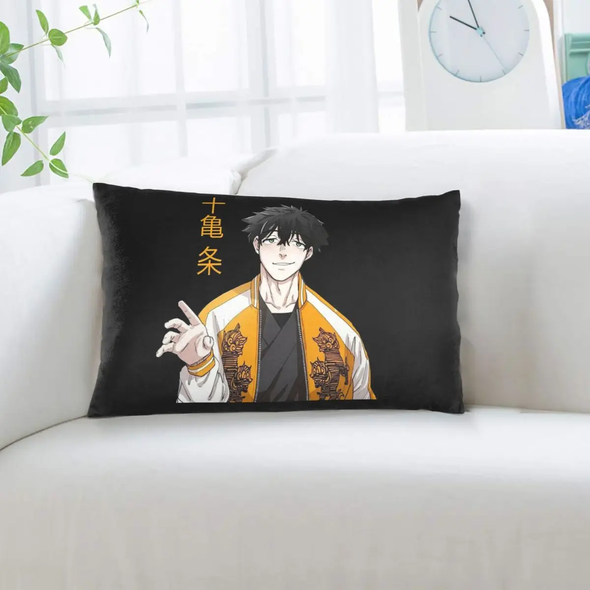 Jo Togame Wind Breaker Anime Rectangle Pillowcase Cushion Cover Decorative Bedroom Bed Home Comfort Throw Pillow