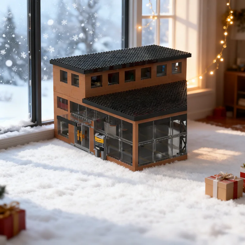 

3406pcs MOC Car Showroom Service Modular Streetscape Model Building Blocks DIY Gift Creative Collectible Display Decor Premium