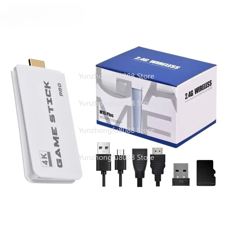 Game Stick 4k TV High Definition Output Portable Mini Retro Game Console 2.4g Wireless Classic TV Video Game Console