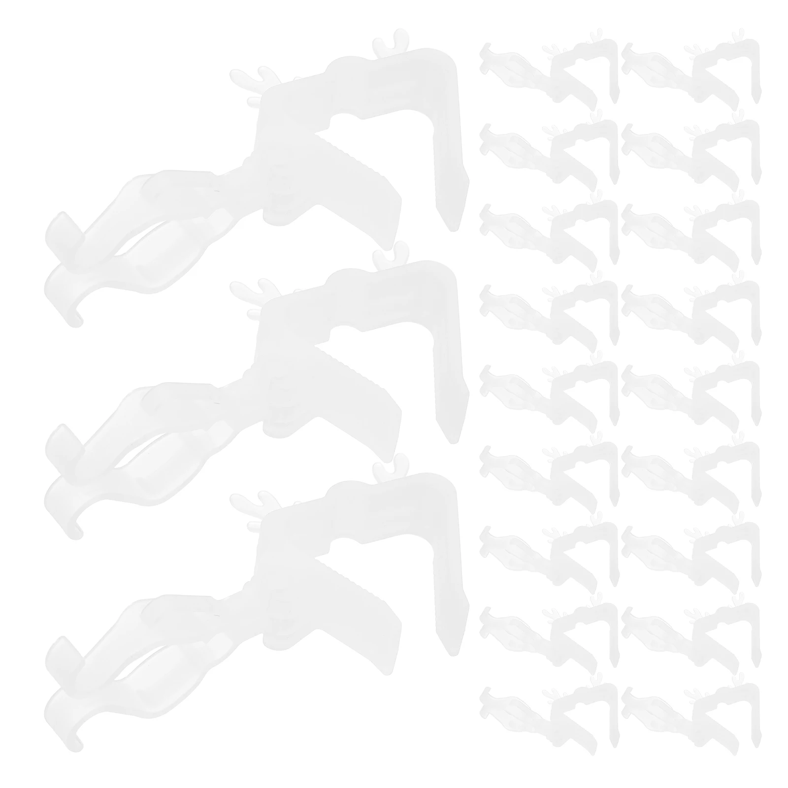 

10Pcs Christmas Light Clips Outdoor Weatherproof String Lights Gutter Clips for Patio Roof Deck Hanging Outdoor String Light