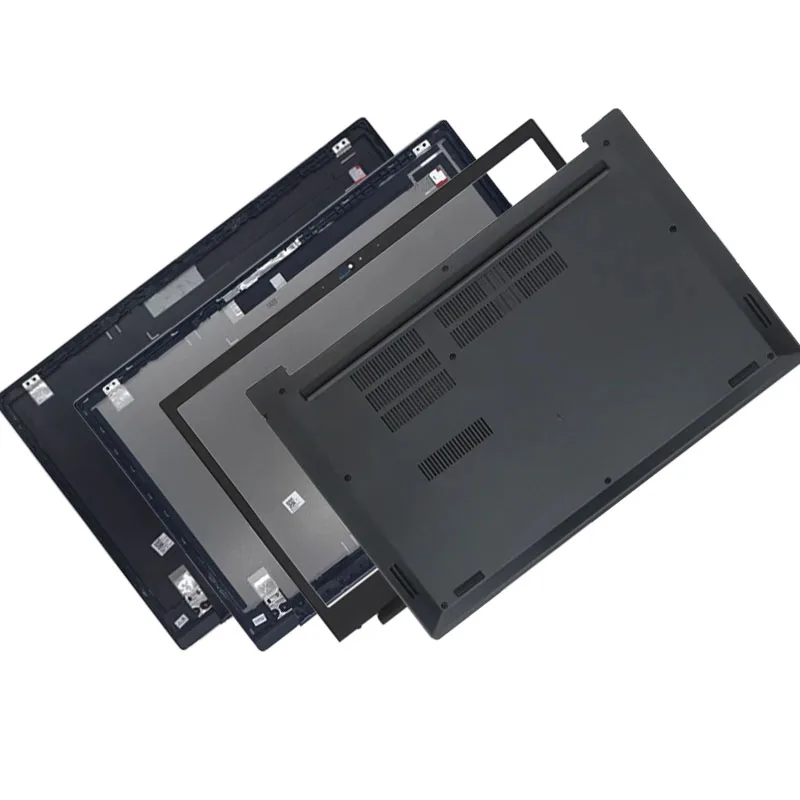 Nieuwe Laptop Shell LCD Top cover Voor ThinkPad E580 E585 E590 E595/LCD Back Cover/Front Bezel Metaal zilver Zwart