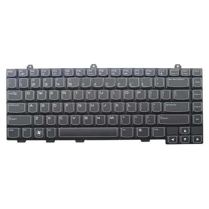 

Backlit English US Keyboard For DELL Alienware M14X R1 R2 02M4NW 2M4NW Laptop TAN