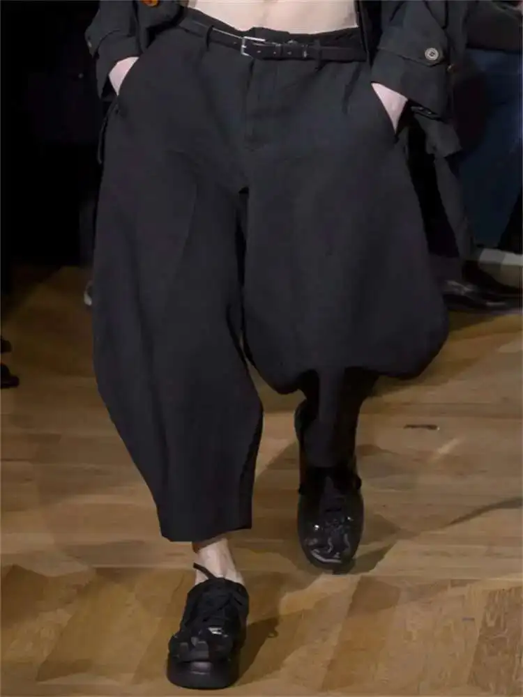 Product And Summer Men's American High New Spring 2025 European End Custom Simple Popular Solid Color Double Big Pocket Long