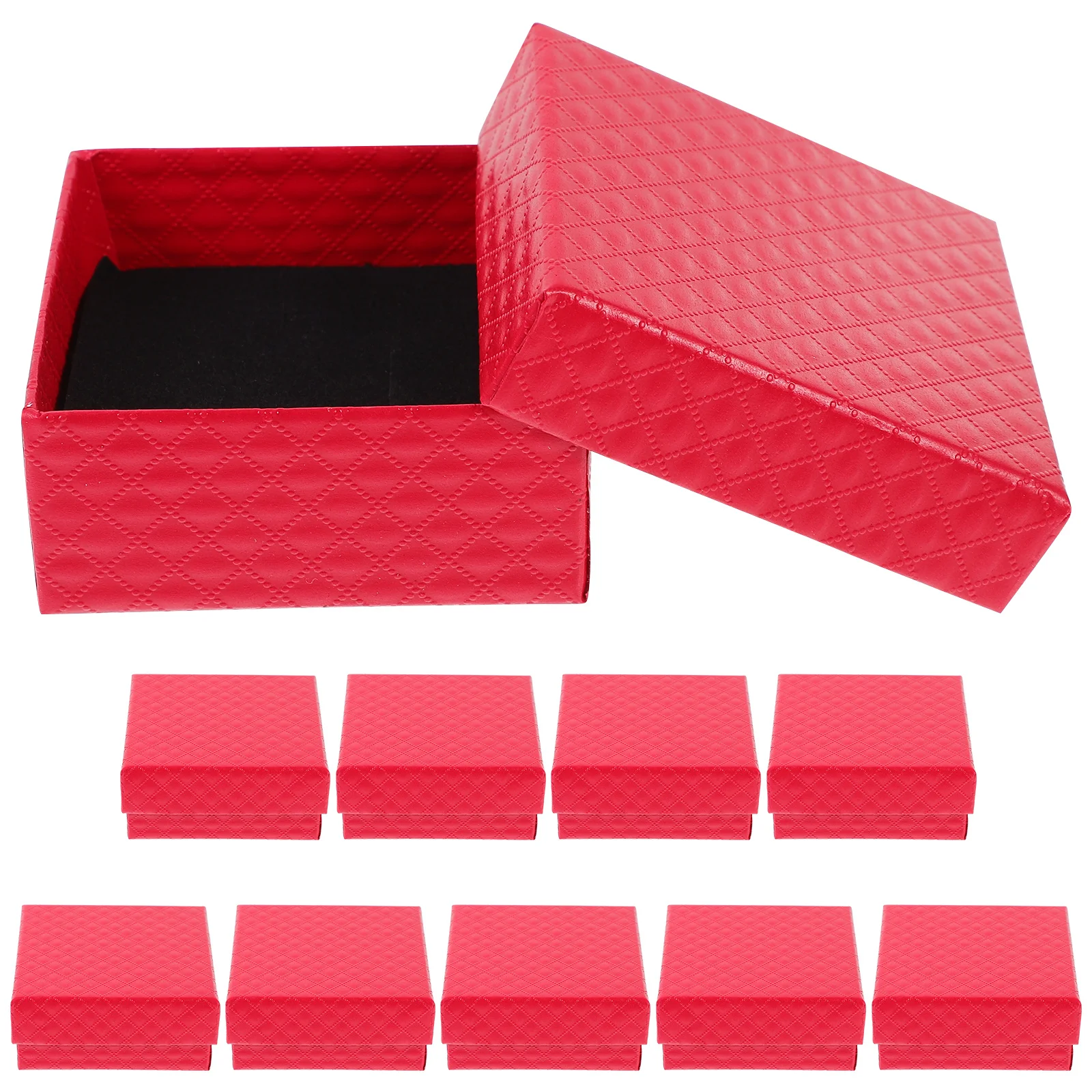 10Pcs Jewelry Gift Boxes Set Lightweight Durable Ring Necklace Bracelet Cases Small Decorative Boxes Jewelry Container Gift Box