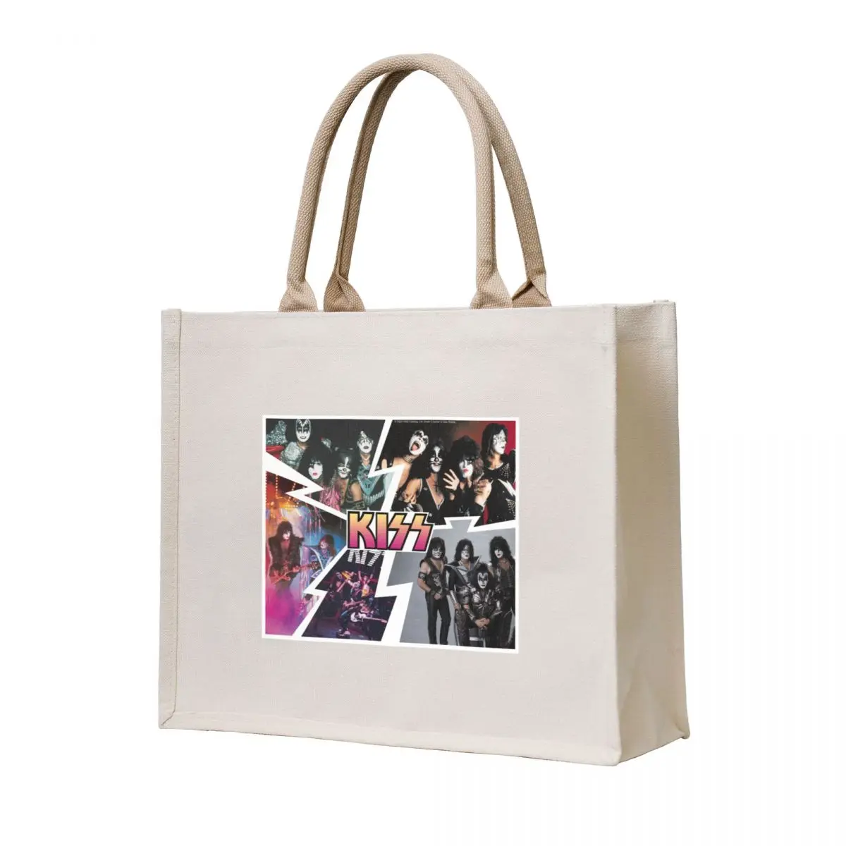 

KISS Collage Tote Bag tote bags cloth bags Women's custom custom