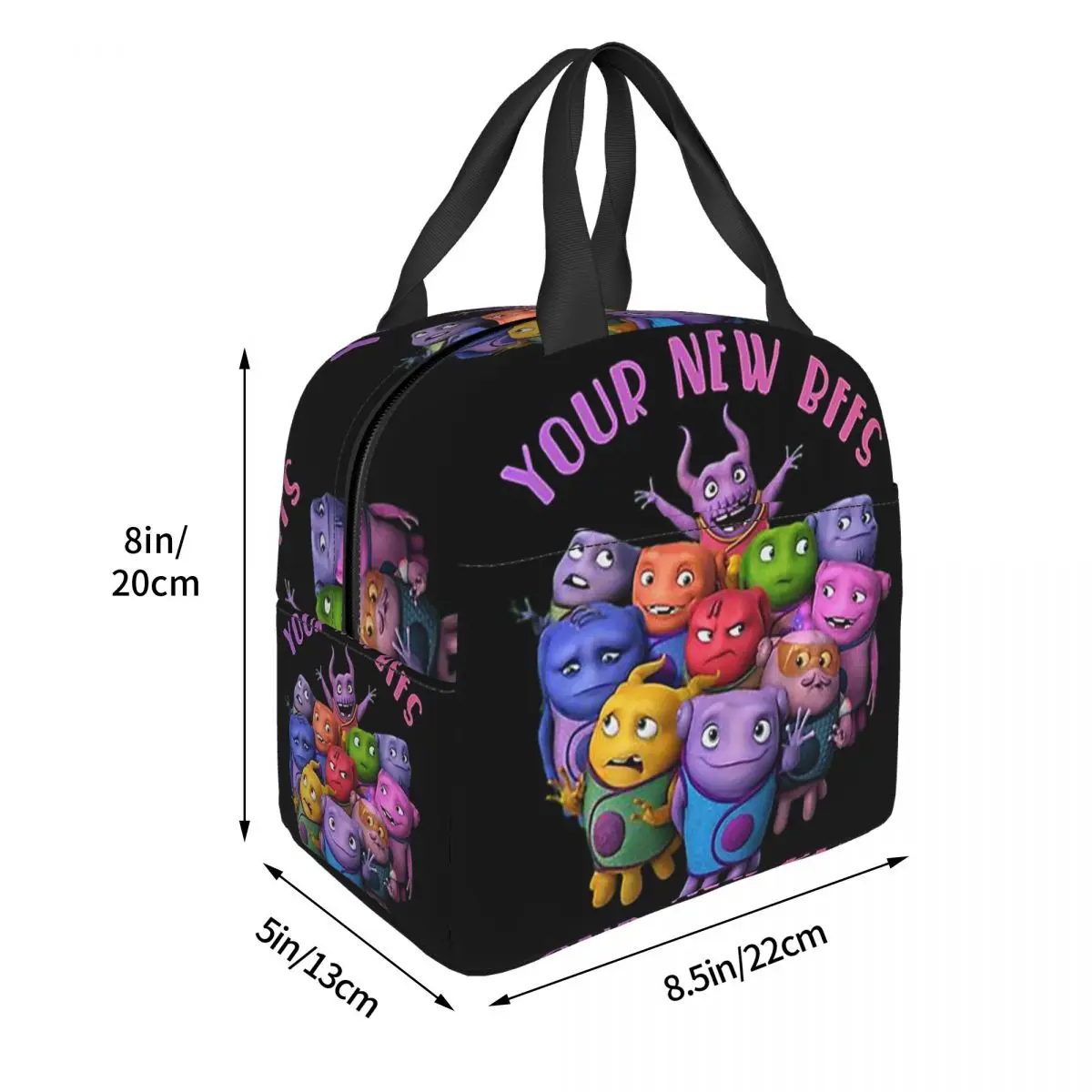 Your New BFFS Are Here Oh The Boov Insulated Lunch Bag for Women Children Leakproof Food Boxes Thermal Lunch Box Tote