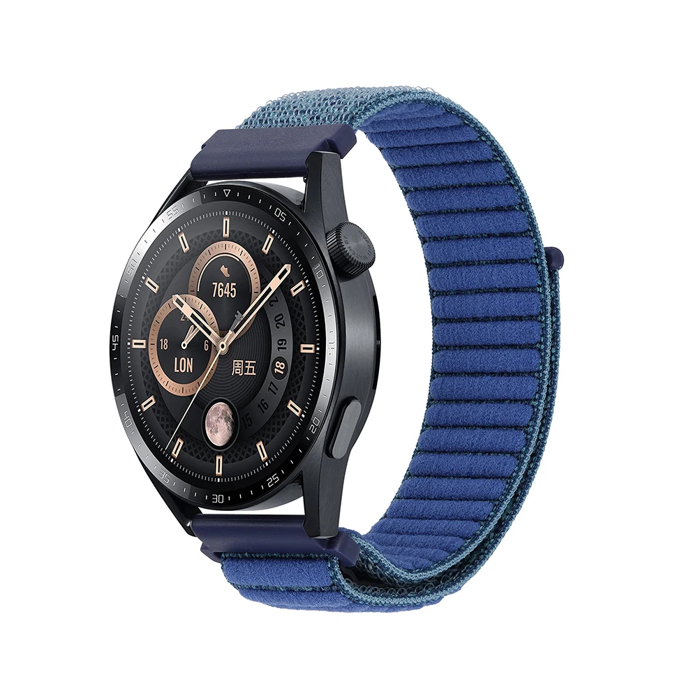 22 مللي متر حزام ساعة نيلون لساعة هواوي GT 4 GT5 Pro 46 مللي متر الفرقة سوار لهواوي ساعة 5 46 مللي متر 4 برو GT3 GT2 GT4 46 مللي متر حزام الساعات