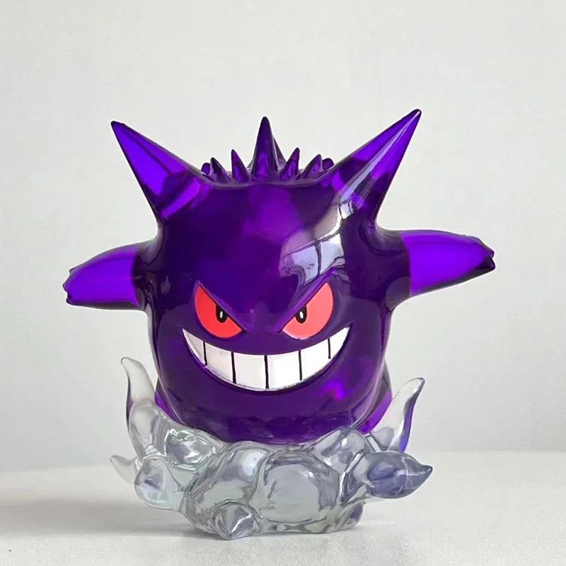 Pokemon Gk Snorlax Gengar figura de acción de Anime transparente escritorio coleccionable Gk estatua juguete ornamento modelo niños regalo de cumpleaños