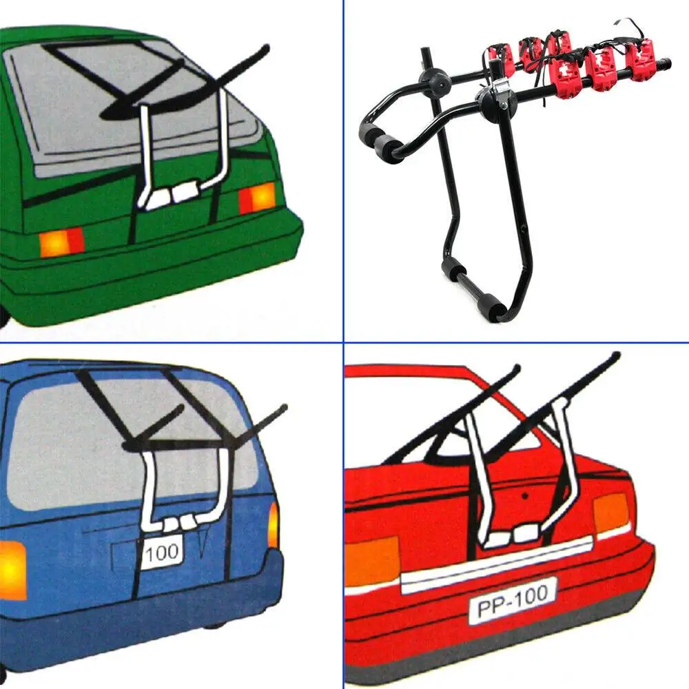 3-Bike Trunk Mount Carrier for Cars 6