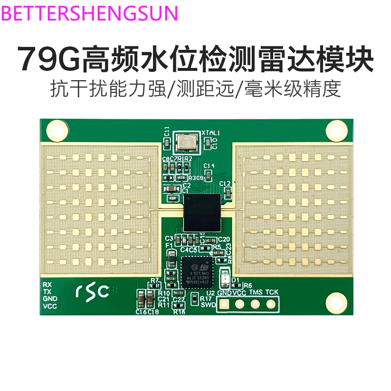 

79G water level detection sensor LD7901B millimeter wave radar sensing module non-contact