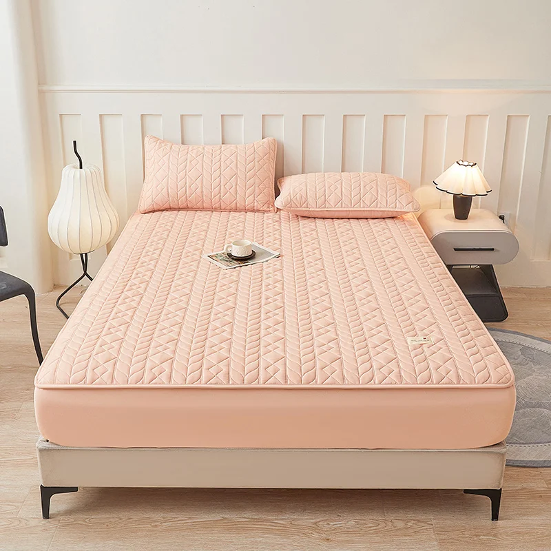 Thicken bed sheets soft Elastic Fitted bed sheet Double bedsheets Microfiber Bed cover home bedspreads and covers Mattress Cover