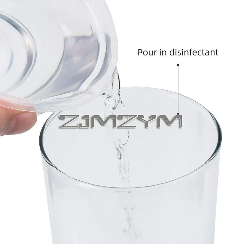 Bouteille de stérilisation pour coiffure, 1 pièce, ciseaux en verre, peigne, couvercle en acier inoxydable, pot désinfectant pour coupe de cheveux, outil de stérilisation pour salon