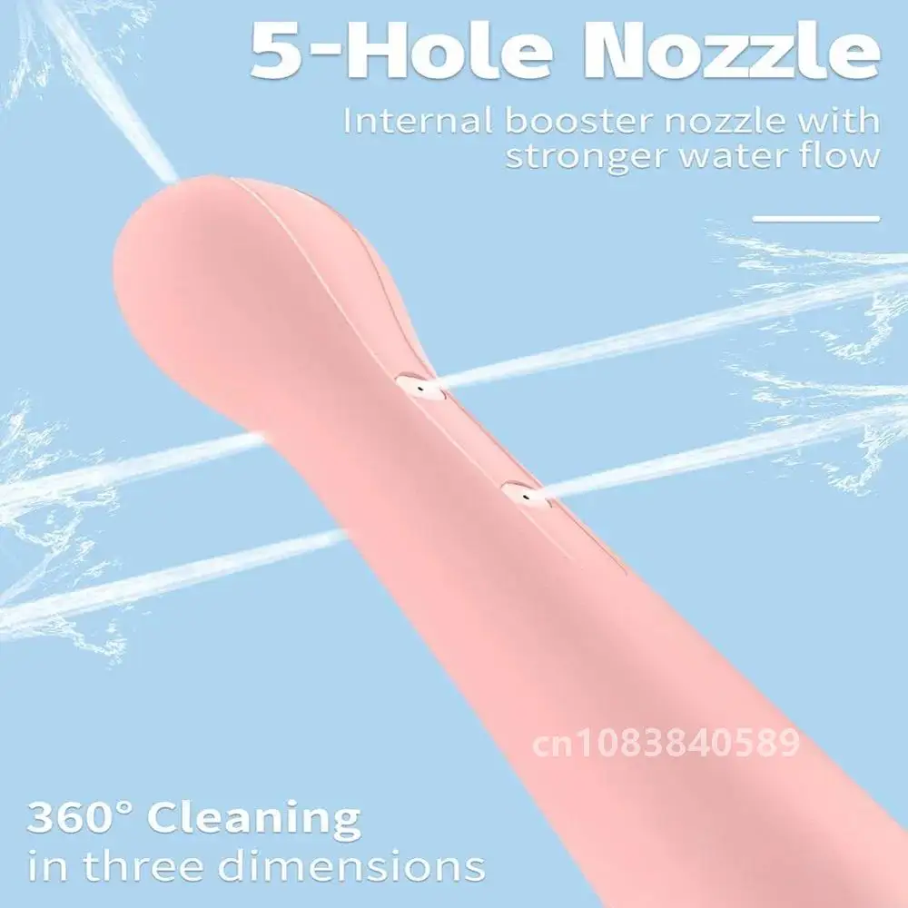 Medical Bidet Cleaner 5 Holes Nozzle Plug Rectal Enemator Enema Syringe Stream Douche Enema Colon System Cleaner Bottle for Anus