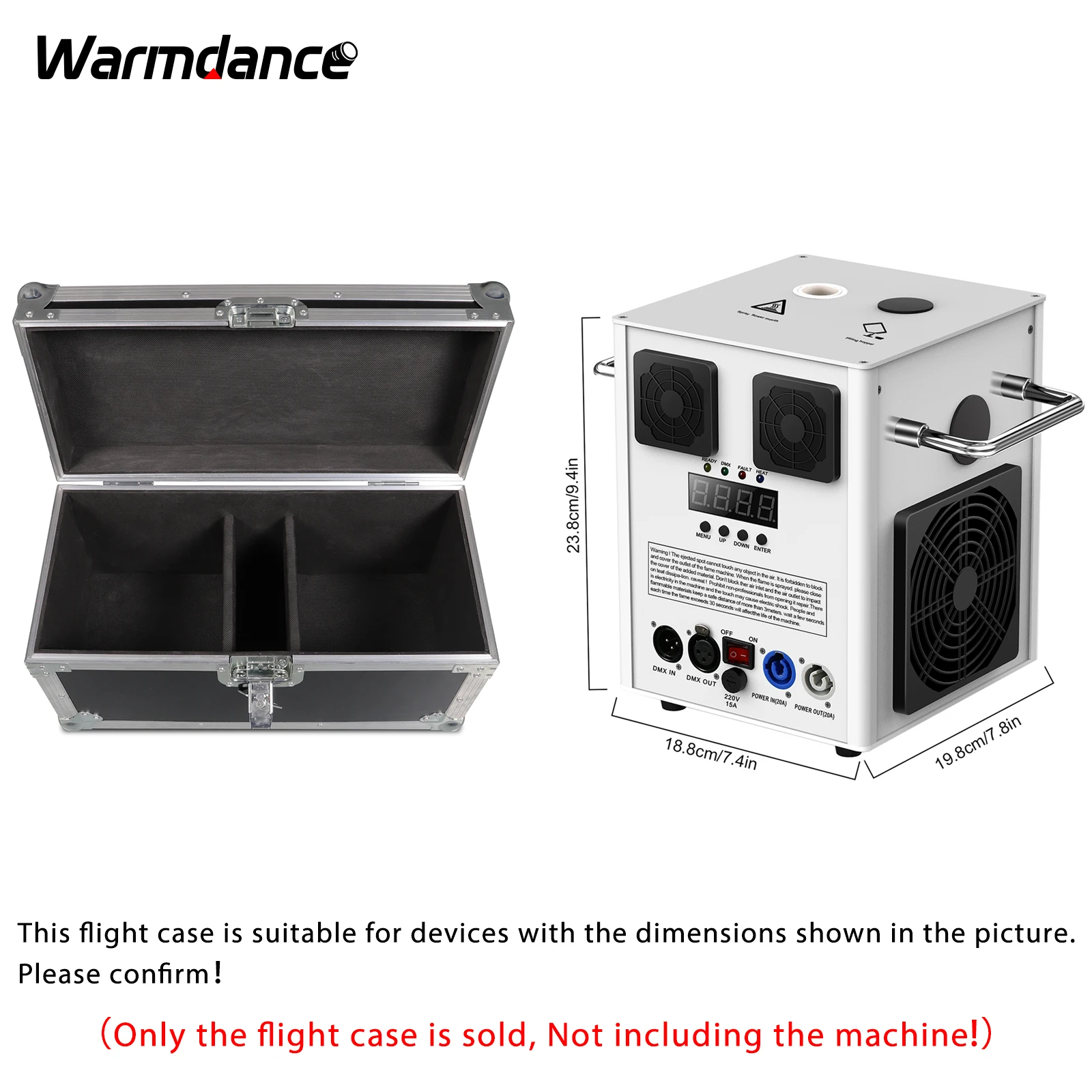 

Flight Cases Gator Case for 2PCS Electronic Cold Flame Machine Stage Special Effect Machine