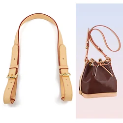 Leather Shoulder Bag Strap for Classic Bucket Bag Customized Shoulder Crossbody Replacement Adjustable Purse Handbag Strap