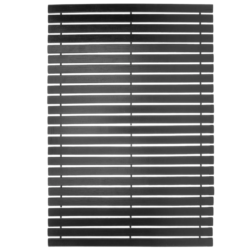 

Bamboo Shower Non-Slip Bath Floor Mat For Bathroom Hotel Toilet Bamboo Foot Mat Elegant Oriental Design