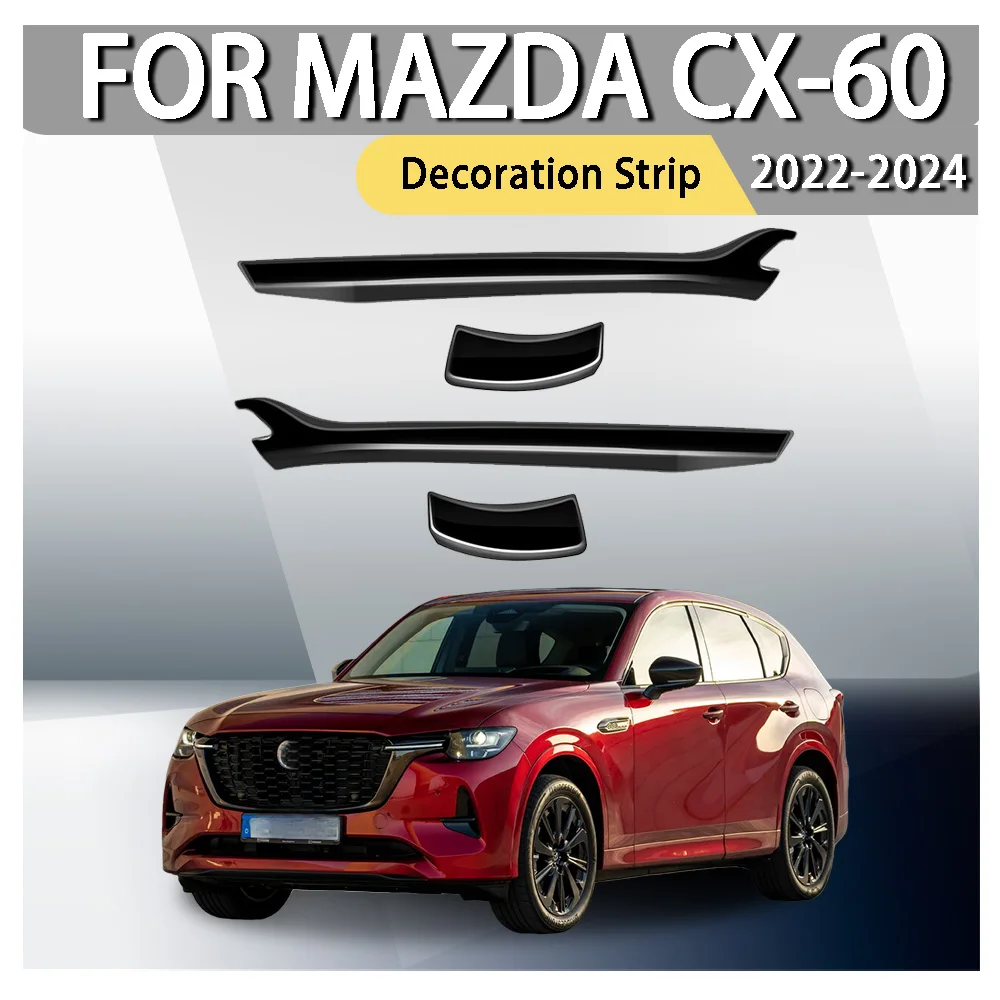

Декоративная полоса для Mazda CX-60 2022 2023 2024, украшение автомобиля, обновление автомобиля, аксессуары для модификации автомобиля, Стайлинг автомобиля, АБС-пластик
