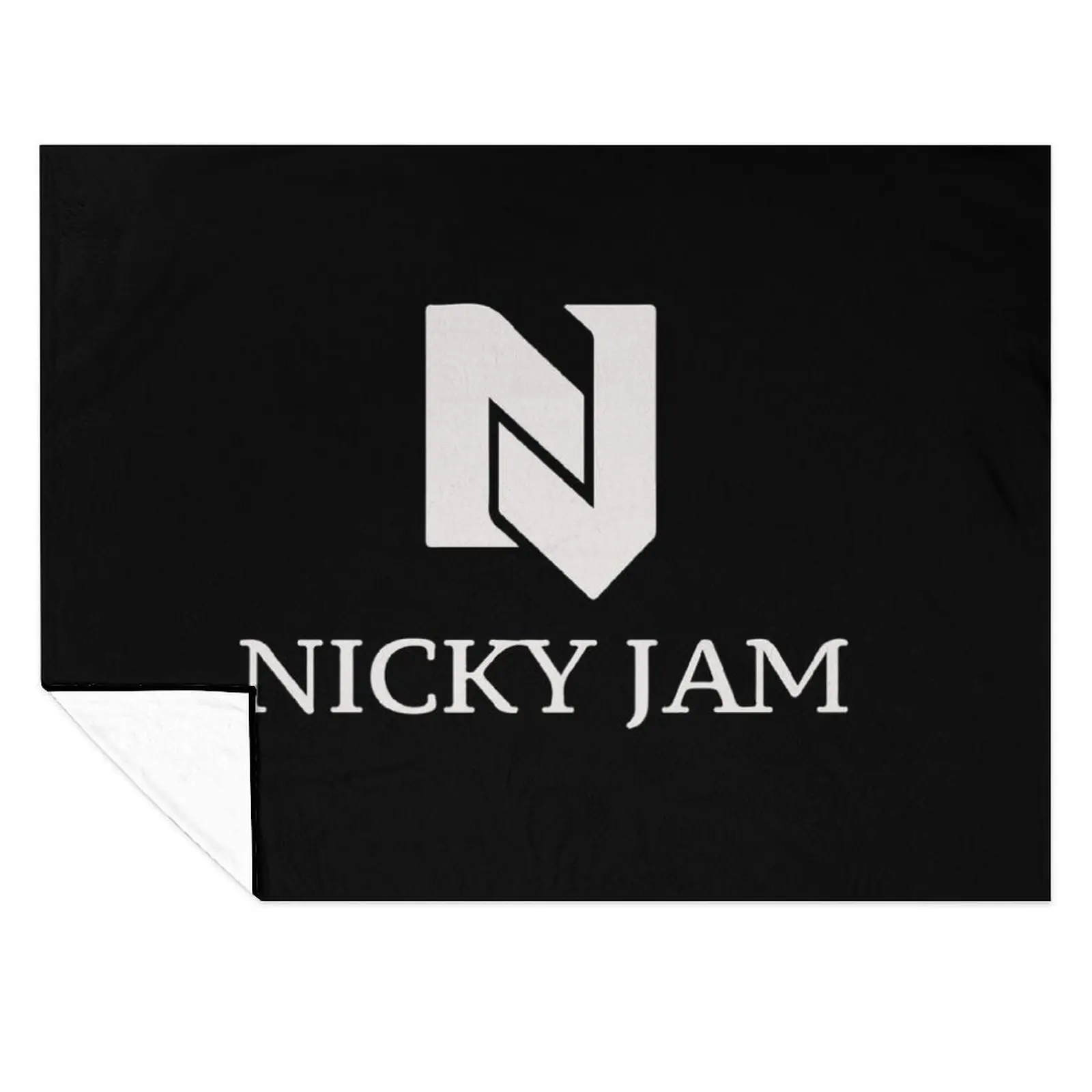

Nicky Jam Black T-Shirt Throw Blanket Shaggy Blankets For Sofas Thins Blankets