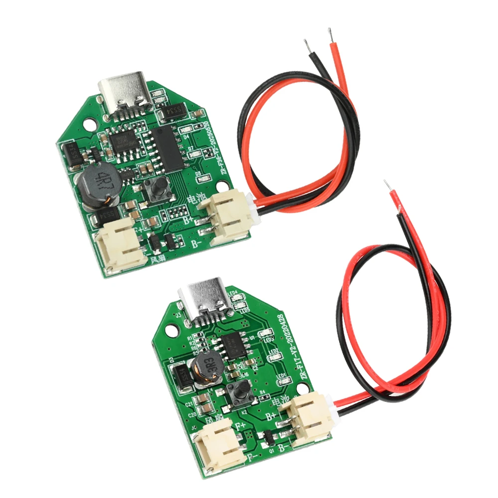 Boost Converter Rechargeable Fan Control Board 9V/12V 3/4 Speed Settings Stepless Speed Control Handheld Fan Control Board