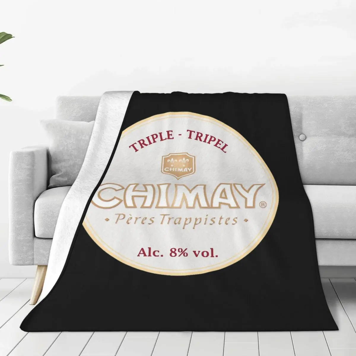 Chimay Blanket Fleece Sofa Throw Blanket Lightweight for Couch Bedding Travel Throws Bedspread Quilt - view 5