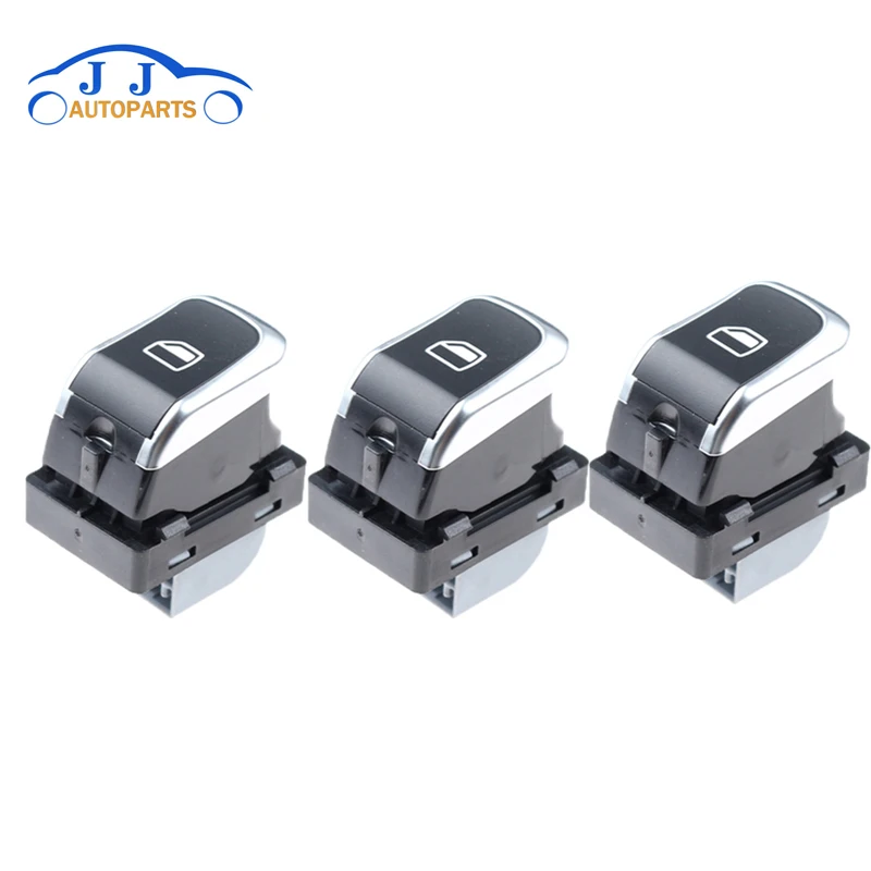 4H0959855A Chrome Power Window Control Switch Button For Audi A6 C7 Allroad Avant A7 Sportback Q3 OE: 4H0959855