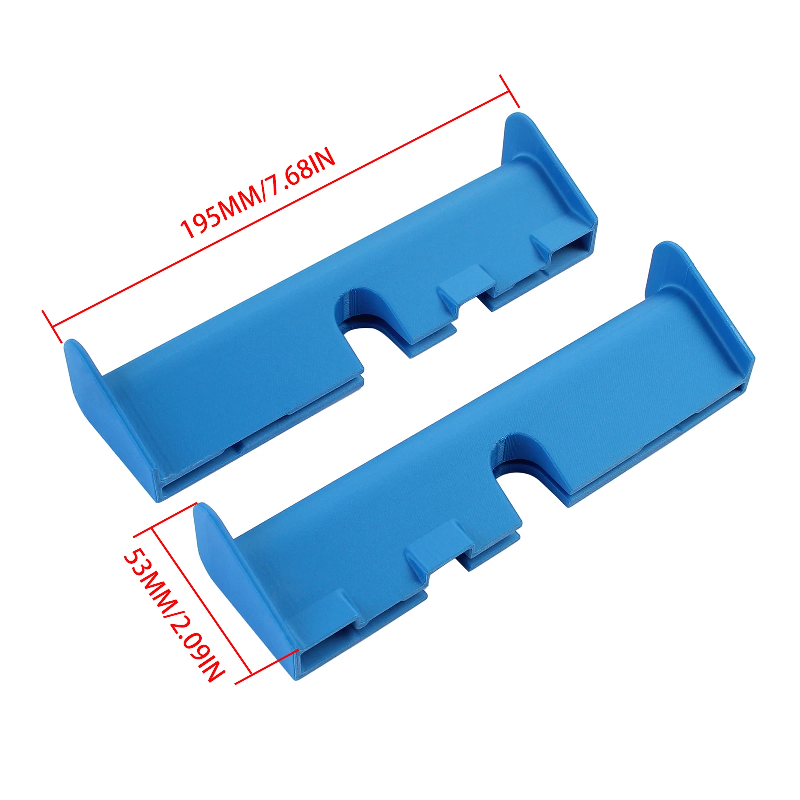 2pc/Set For Guide Rail Protective Caps, Prevent Cable and Extractor Suction Hose Deflector, For Track Saw Rails Accessory