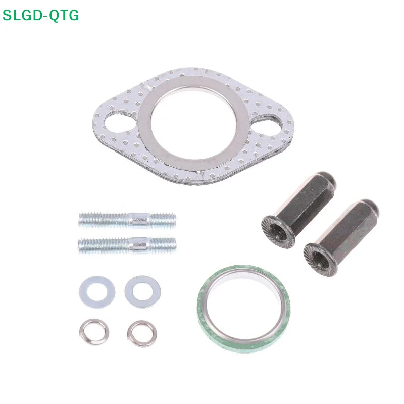 

Hot！10Pcs/set Exhaust Bolt Gasket Metal Stud Nut Kit Fit For GY6 50-150cc Scooters ATVs Go Karts Moped Quad Parts