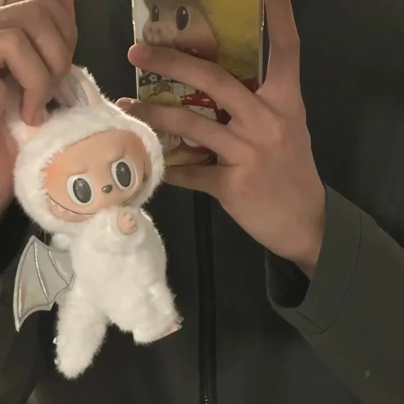 Monster Labubu Zimomo Angel Series Creative Change Doll Diy Figure Vinyl Pendant Doll Model Toy Refit Toy Children Birthday Gi