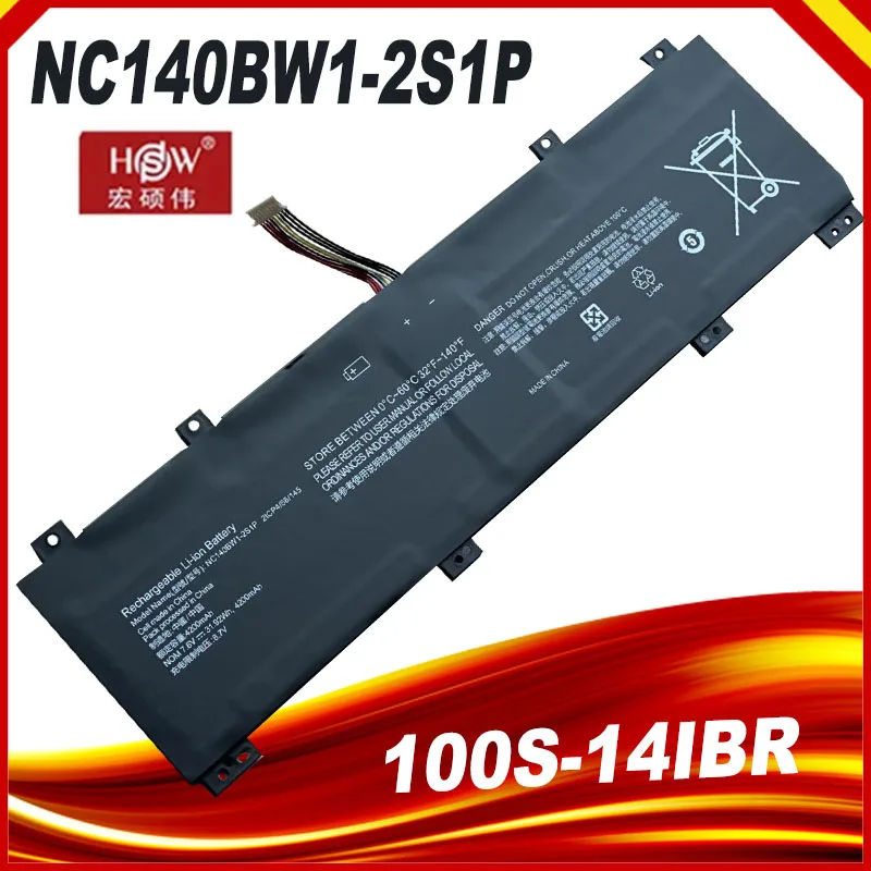 

0813002 Battery for Lenovo IdeaPad 100S-14IBR 14" NC140BW1-2S1P 31.92WH 7.6V