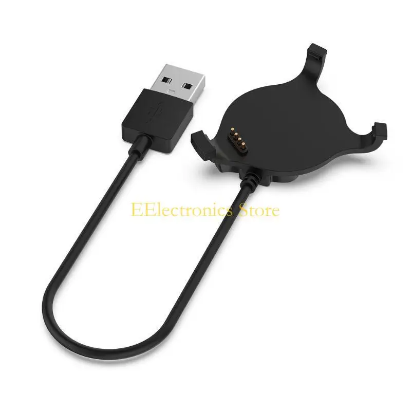 

B03C Portable USB Charging Cable Cord for Excel Golf GPS Smartwatch Lightweight Charger Power Adapter Wire Black