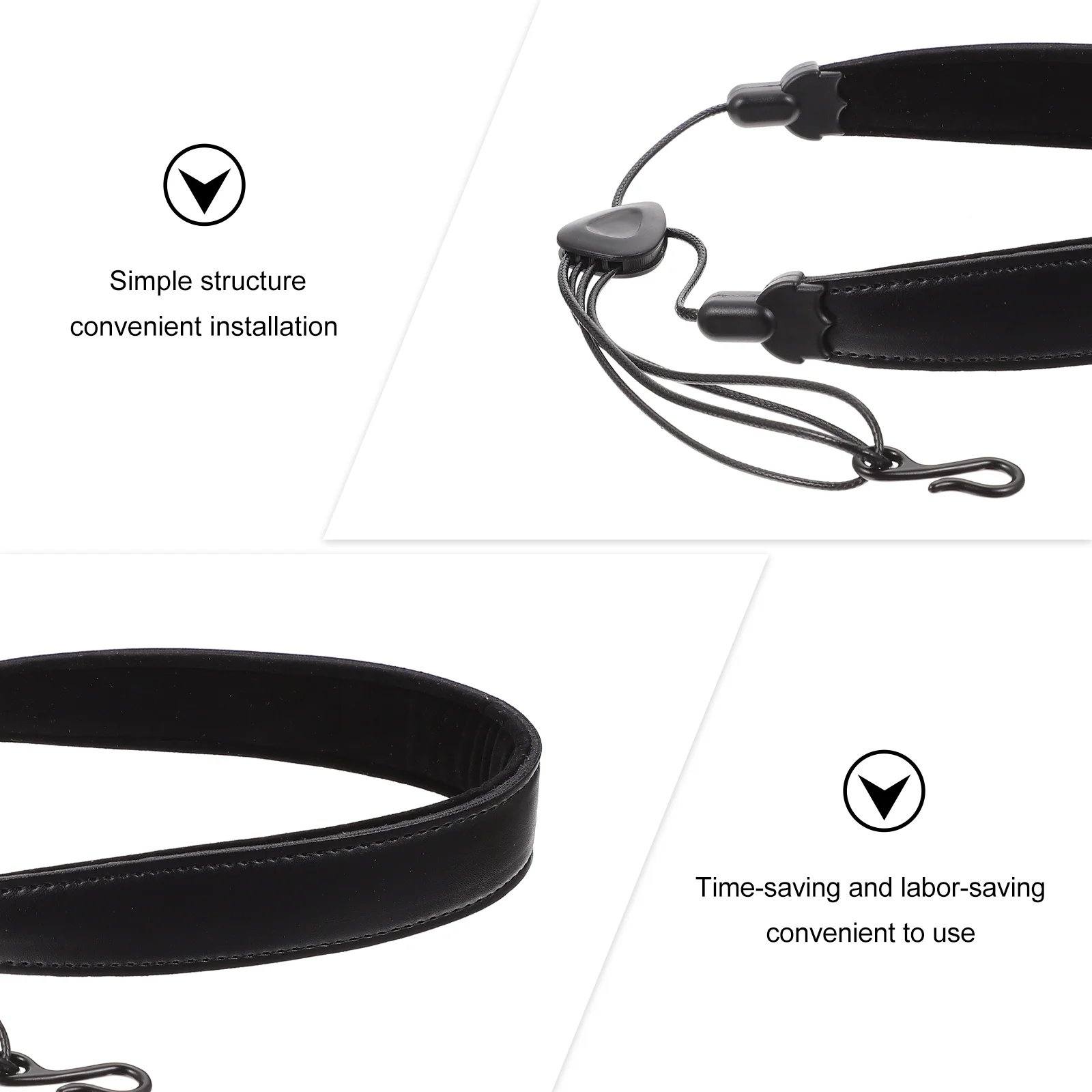 Saxophone Oboe Clarinet Neck Strap Belt Neck Strap Adjustable Webbing Belt Rope Musical Instrument Saxophone Accessories Supply