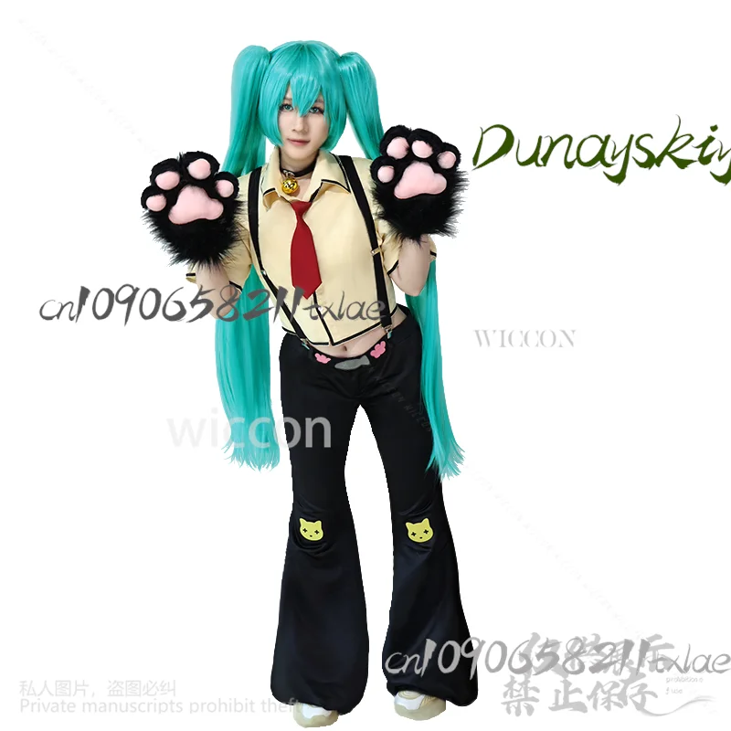 Anime Project Sekai Mooie kat cosplay kostuum pruik lolita FURRY kawaii Jirai Kei Miikuuu Bretels Neeko Halloween cosplay