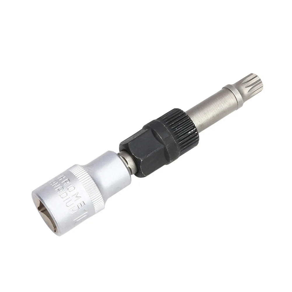 Alternator Clutch Pulley Removal Tool Featuring 33T Alternator Pulley Socket Bit Compatible with M10/T50 Torx Socket view 5