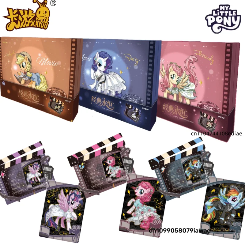

KAYOU Оригинальный новый подарочный набор коллекционных карточек My Little Pony G4 Classic Timeless Bright Card, аниме-мерч, подарок