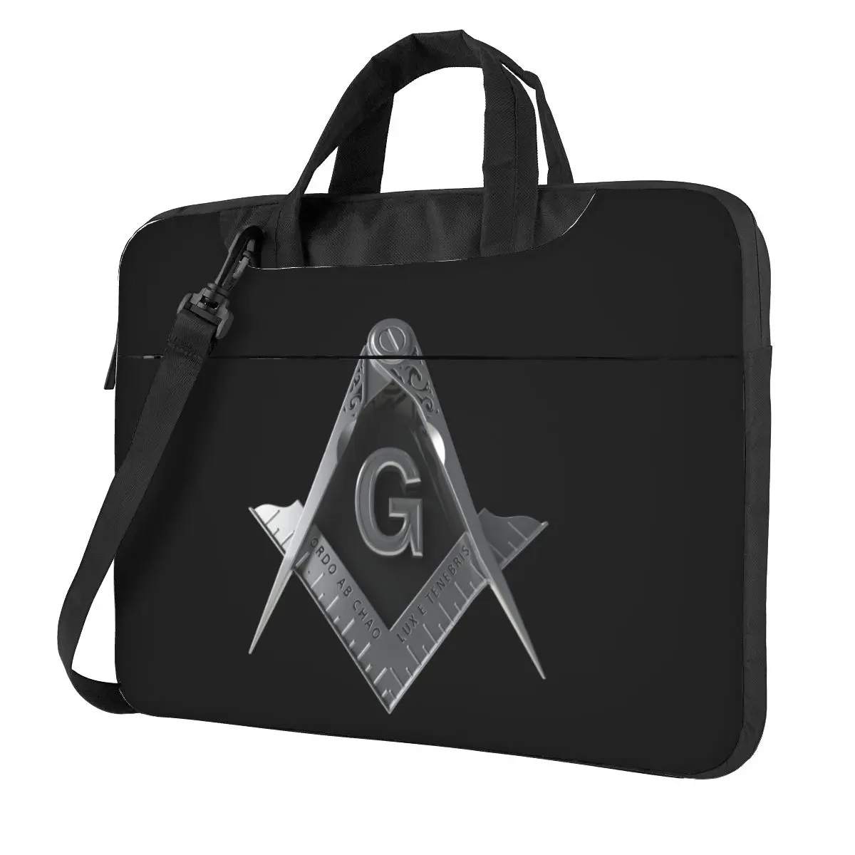 Laptop Bag Freemason Notebook Pouch Compass Silver Fashion 13 14 15 15.6 Funny Protective Computer Case For Macbook Pro Lenovo