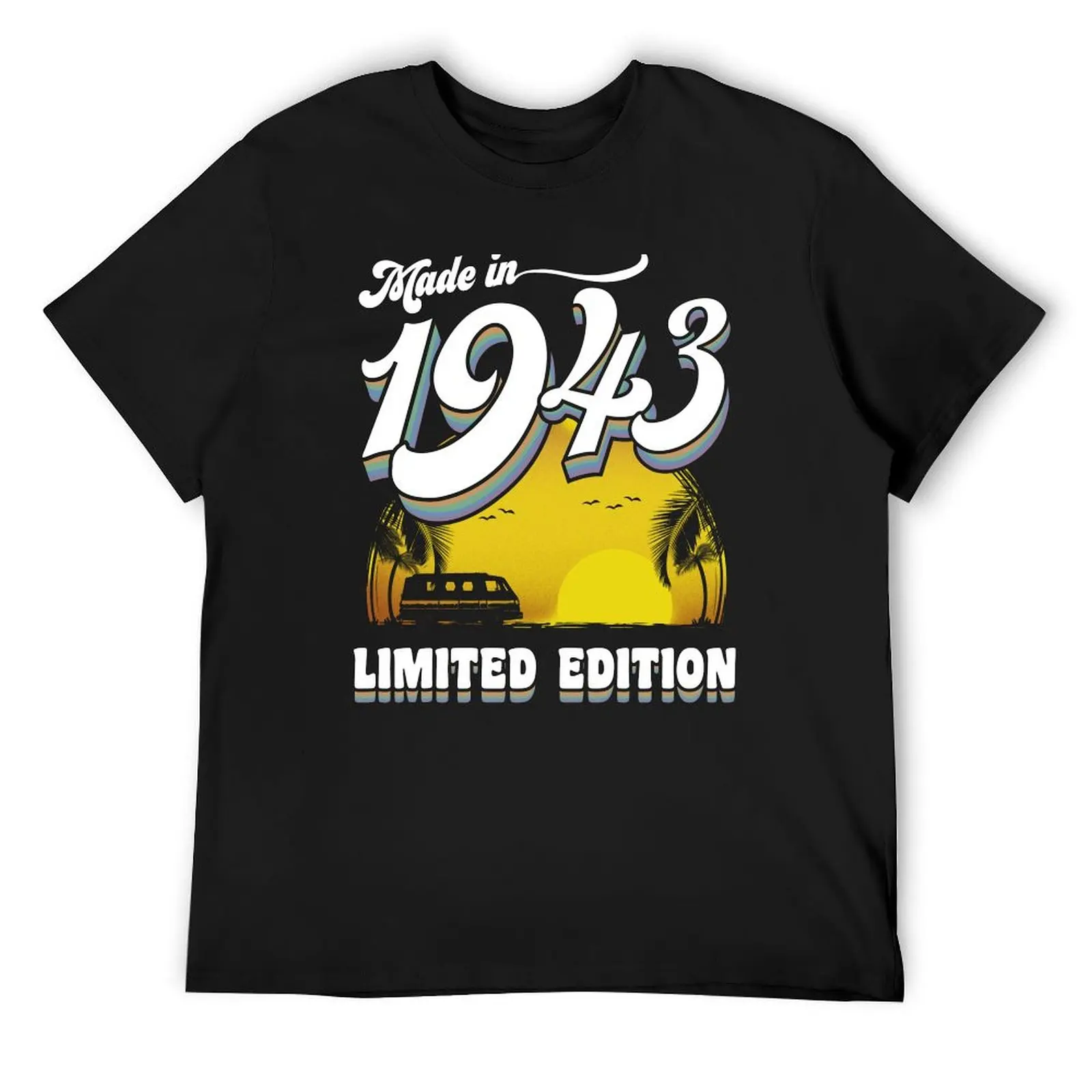 Made in 1943 80th Birthday Gift 80 Years Old 80th Birthday T-Shirt summer top anime figures vintage clothes luxury clothes men