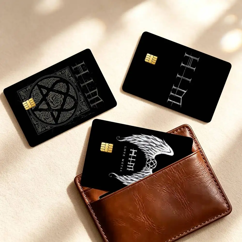 H-HIM His Infernal Majesty  Credit Card HD Stickers Game Card Decal Small Chip Waterproof Sticker Gift