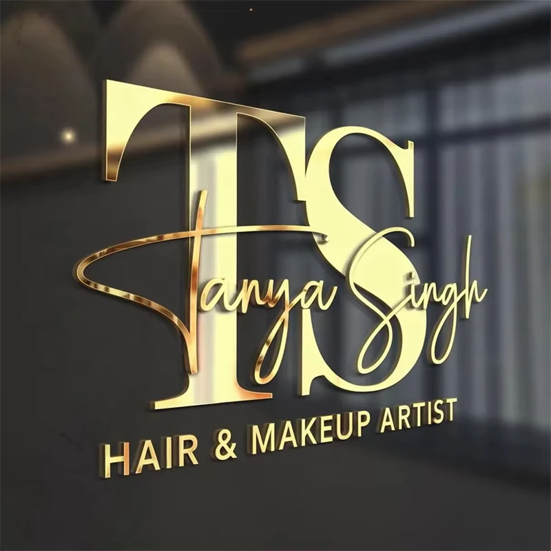 

5mm Thickness Colorful Customized Business Sign Acrylic Personalized Trademark Sign Wall Sign for Bar/Beauty Salon/Hair Salon