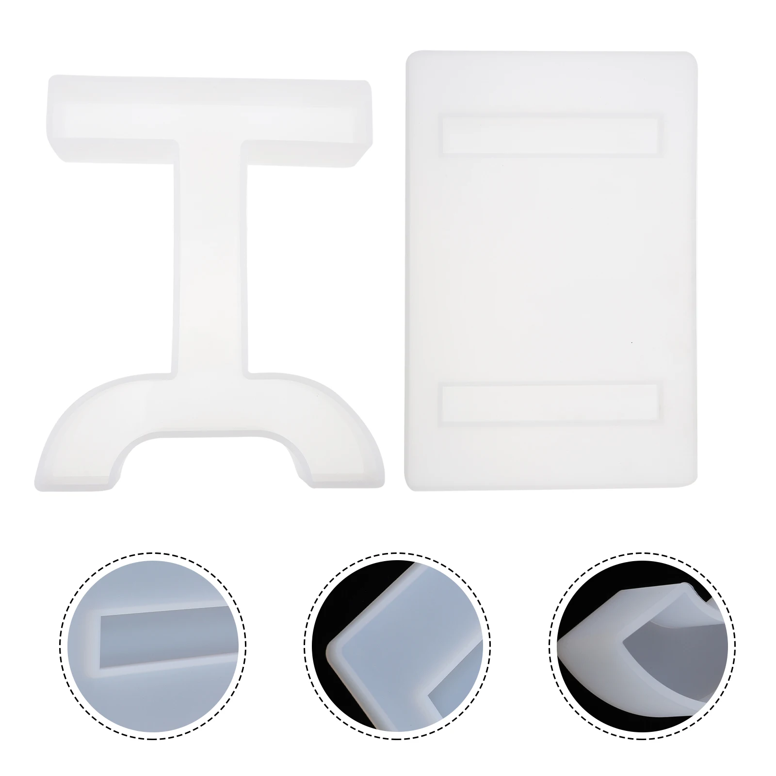 2 Pcs DIY Molds Mini Table Making Manual Diy Mini Stool Molds Mold Moulds Small Stool Crystal Making Supplies Jewelry Parts