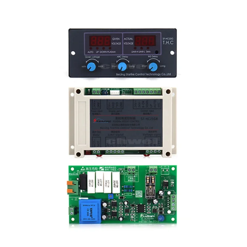 New Sf-Hc25K Cnc Torch Height Controller With Thc Lifter Jykb-100-Dc24V-T3 For Plasma Cutting Machine