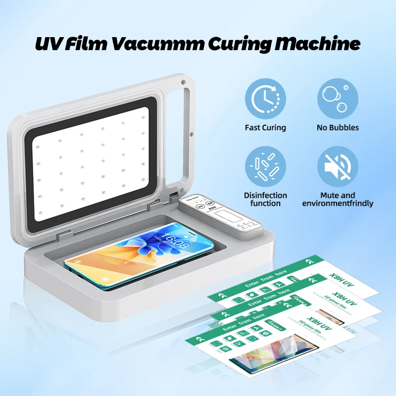 TUOLI X9H Mini UV Curing Box For Mobile Phone LCD Touch Screen OCA Laminated Fast Curing No wrinkles No Blistering