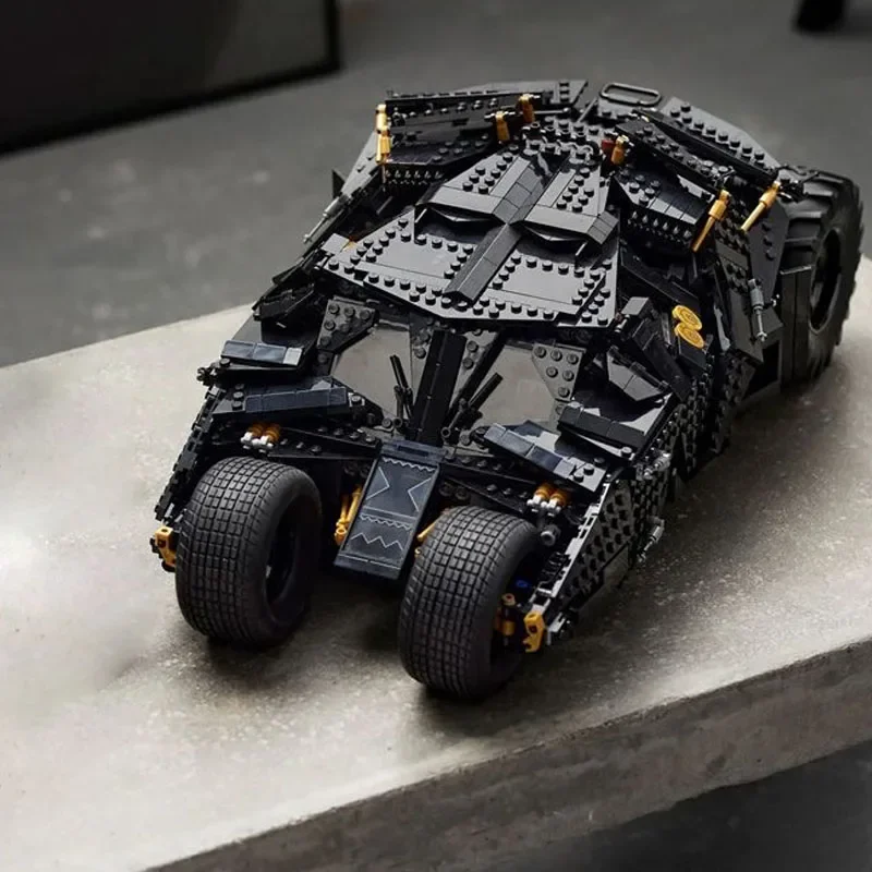 2049 Pellets Bricks The Batmobile Tumbler BatPod Motorcycle Set Model Building Blocks Boys Birthday For Adults Toys Teens Gifts