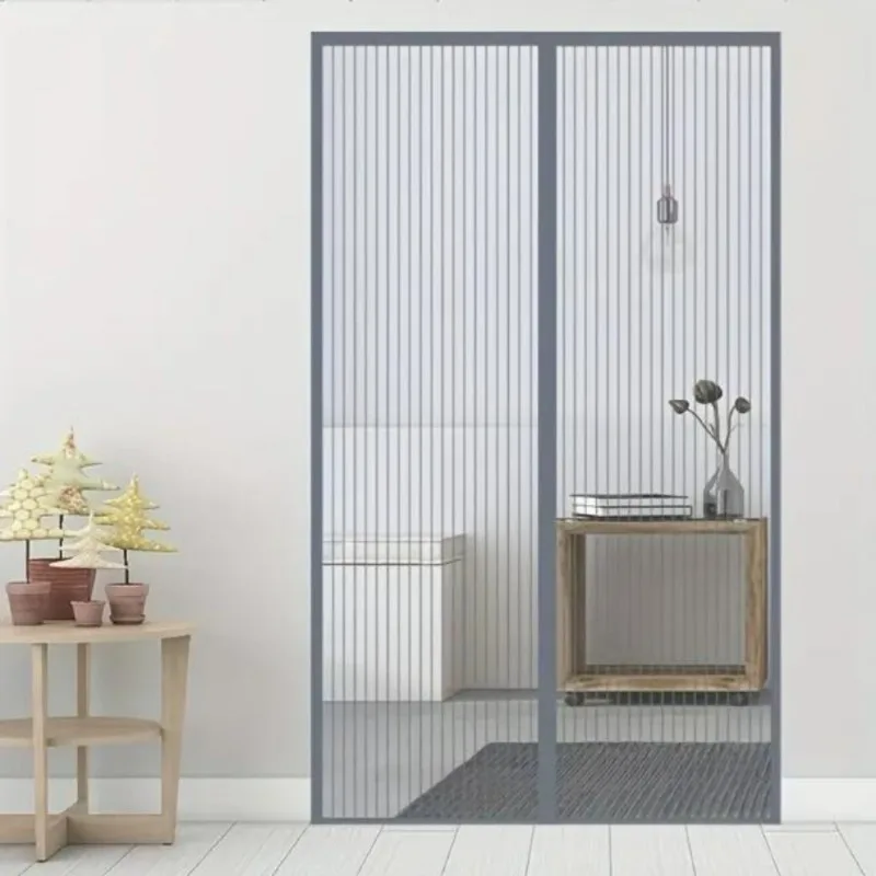 

Grey Mosquito Proof Door Curtains, Bedroom Door Curtains, Office Mosquito Proof Doors Curtains, Fishing Line Mesh Doors Curtains
