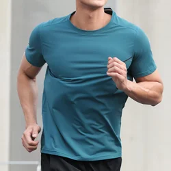 Undershirt Rashguard Short Sleeves Men's Running Athletics Shirt Wicking Compression T-shirts Man Yoga Tops Sweatshirt Dry Fit