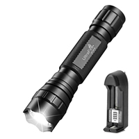 UltraFire WF-501B EDC Portable Flashlight 1000LM Powerful LED 18650 Rechargeable Flashlights for Outdoor Camping Fishing Hiking